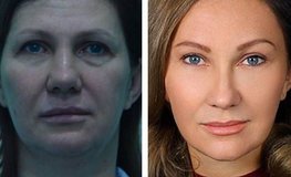 Фото до и после комплексной омолаживающей пластики лица