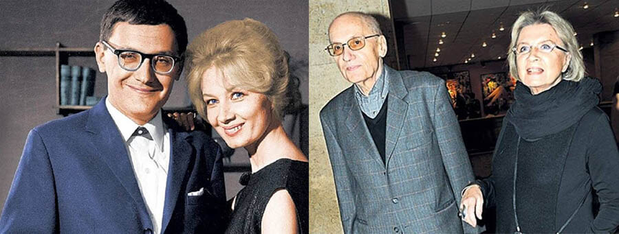 Алла Демидова с&nbsp;киносценаристом Владимиром Валуцким