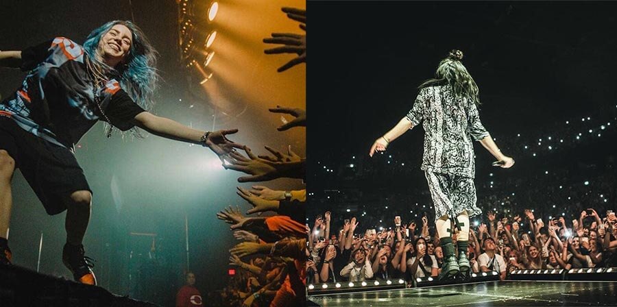 Билли Айлиш на сцене