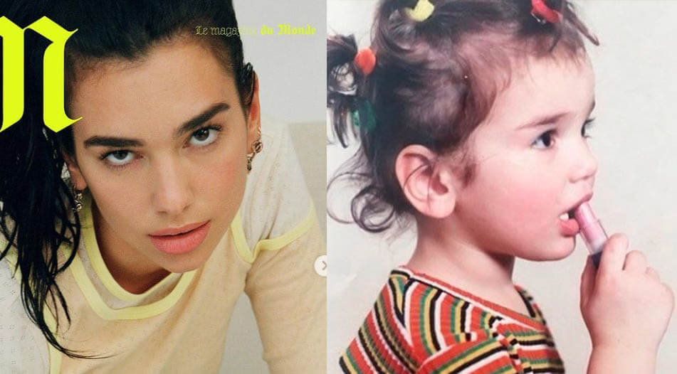 Дуа Липа губы