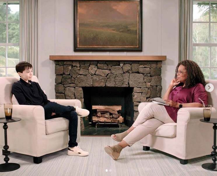 Эллен Пейдж (Эллиот Пейдж) у Опры