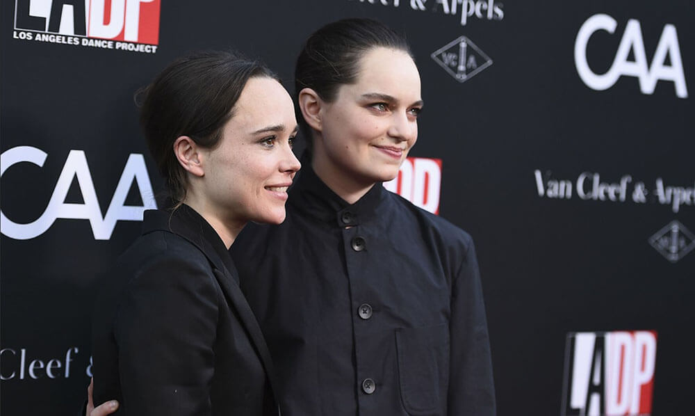 Эллен Пейдж (Эллиот Пейдж) с подругой