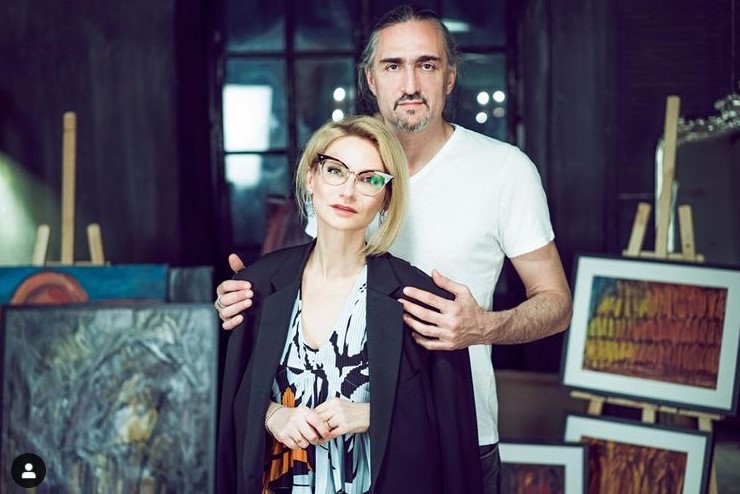 Эвелина Хромченко с Дмитрием Семаковым.