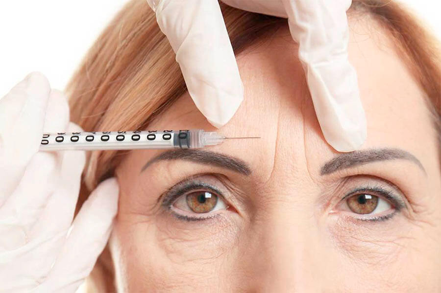 Устранение морщин лба и&nbsp;между бровями