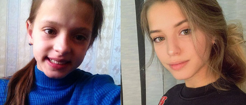 Юлия Гаврилина в детстве