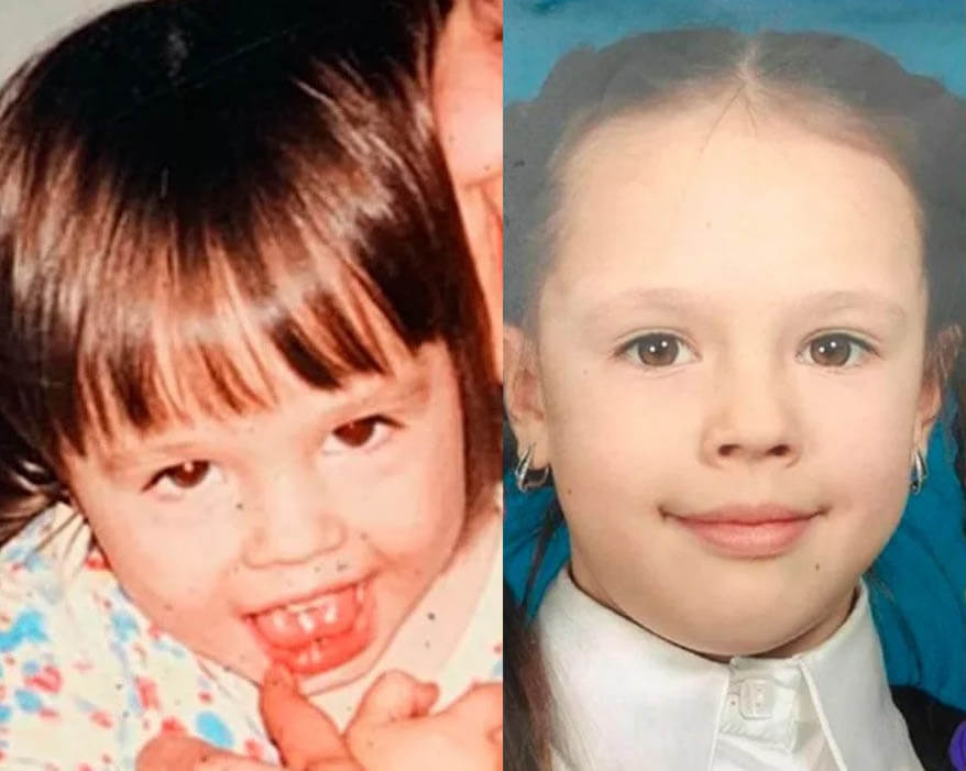 Инстасамка в детстве