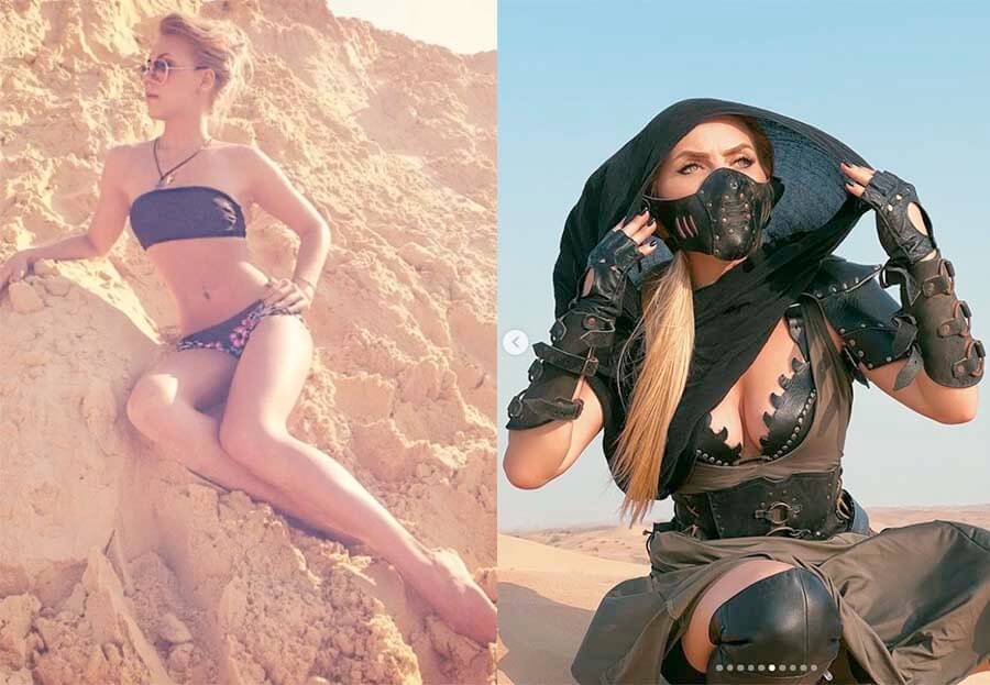 Карина Кросс до пластики груди и после