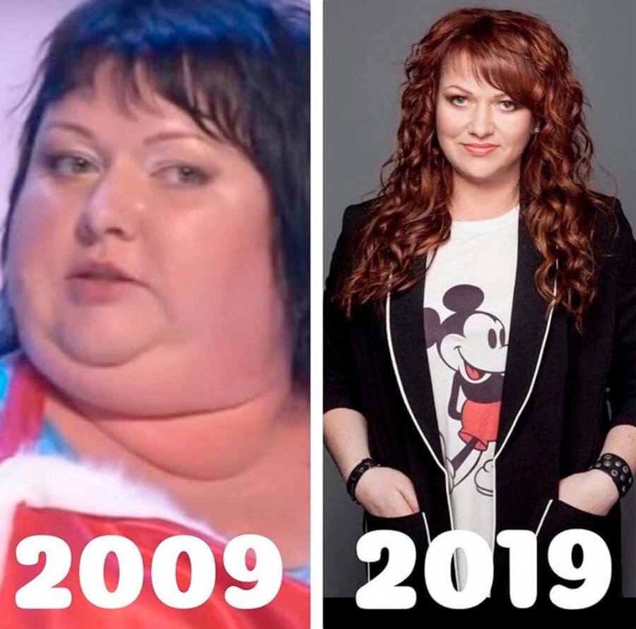 Похудевшая Картункова