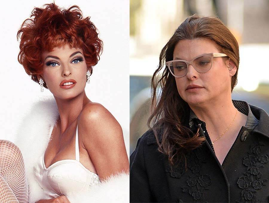 Линда Евангелиста сейчас и тогда