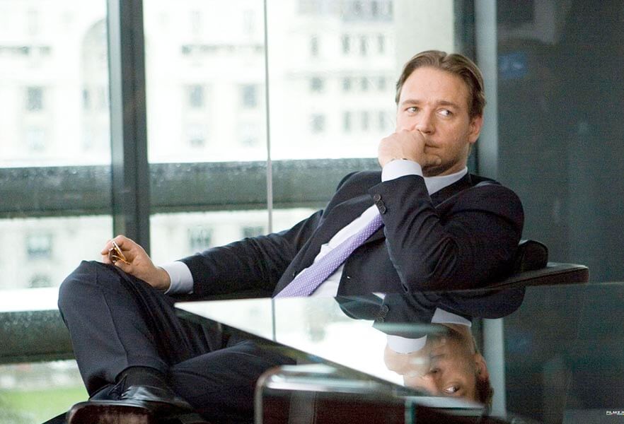 Рассел Кроу в фильме Хороший год