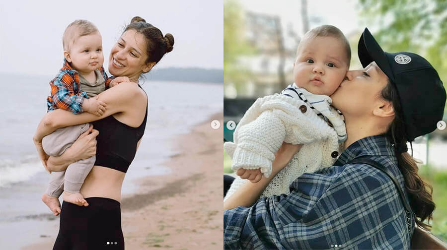 Равшана Куркова с&nbsp;сыном