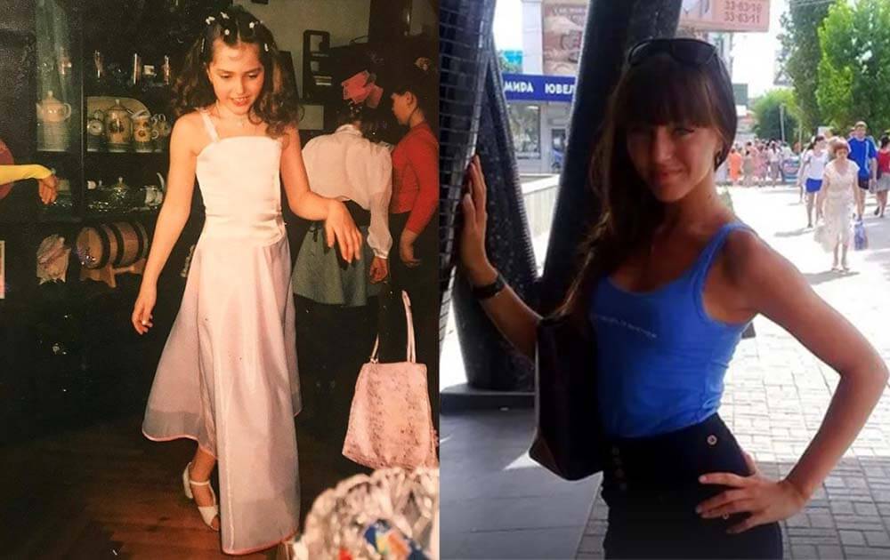 Виолетта Чиковани в молодости