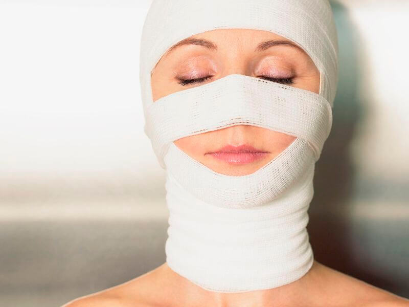 Как спать после пластики лица