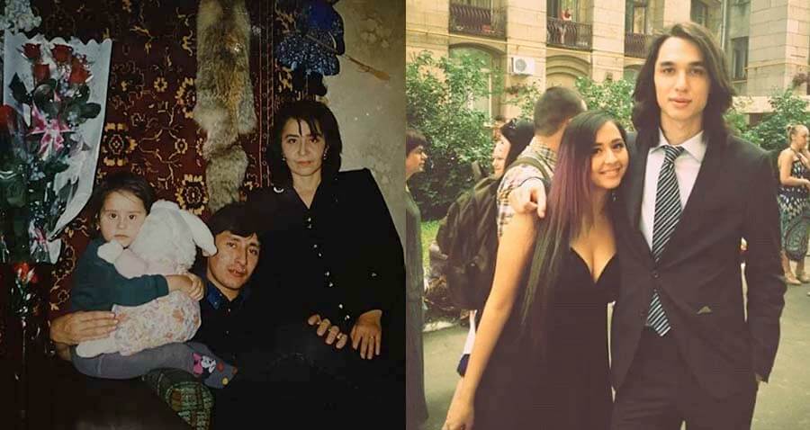 Манижа в детстве