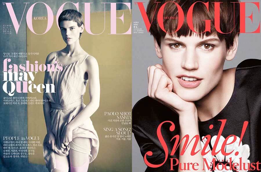 Саския де Брау на обложке