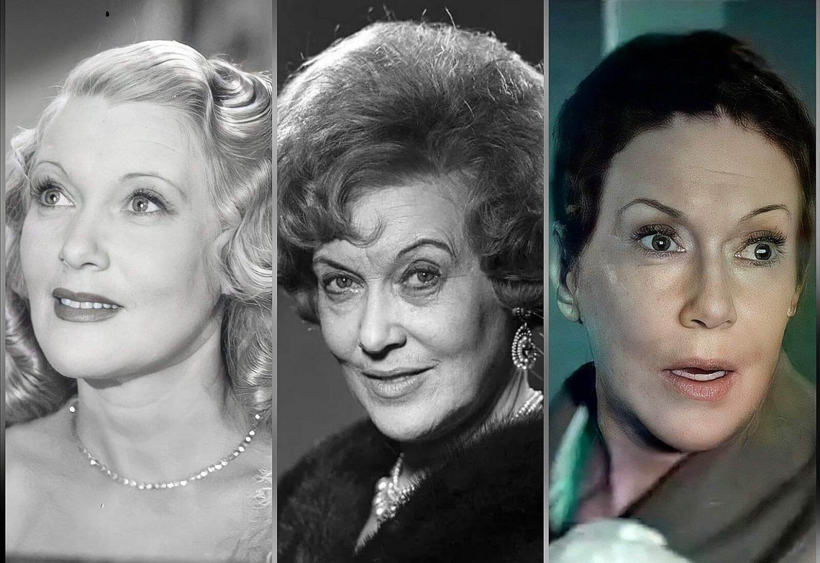 Любовь Орлова в&nbsp;молодости и&nbsp;после пластических операций