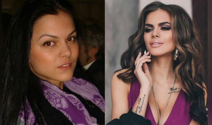 Вики Одинцова до и после