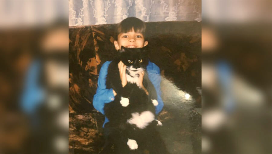 Вики Одинцова в детстве