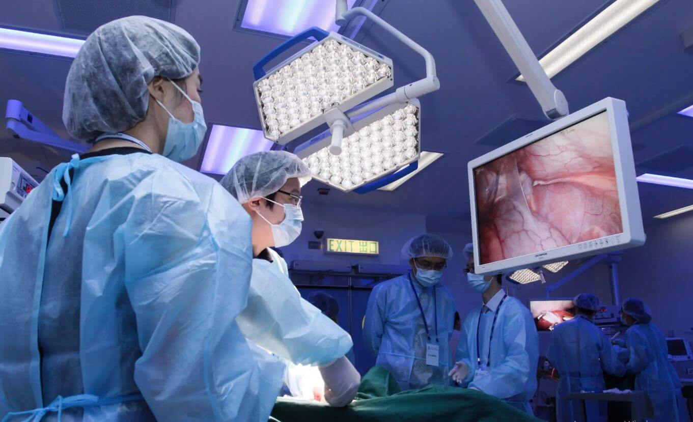 Так выглядит эндоскопическая операция