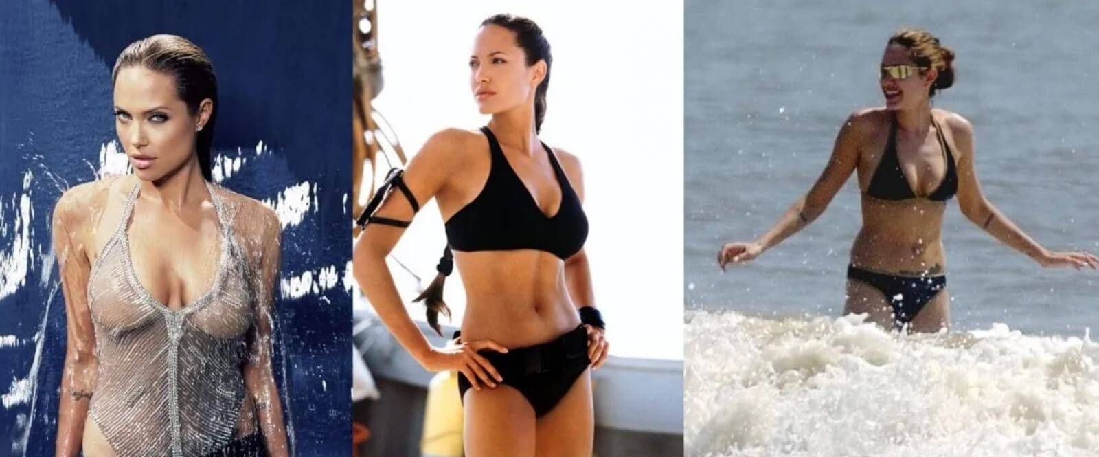 Идеальный живот Джоли не&nbsp;меняется со&nbsp;временем &ndash; ему ничего не&nbsp;сделали ни рождение детей, ни естественные процессы старения