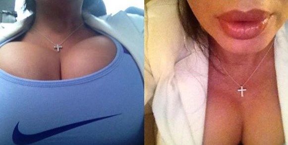 Фото груди и губ