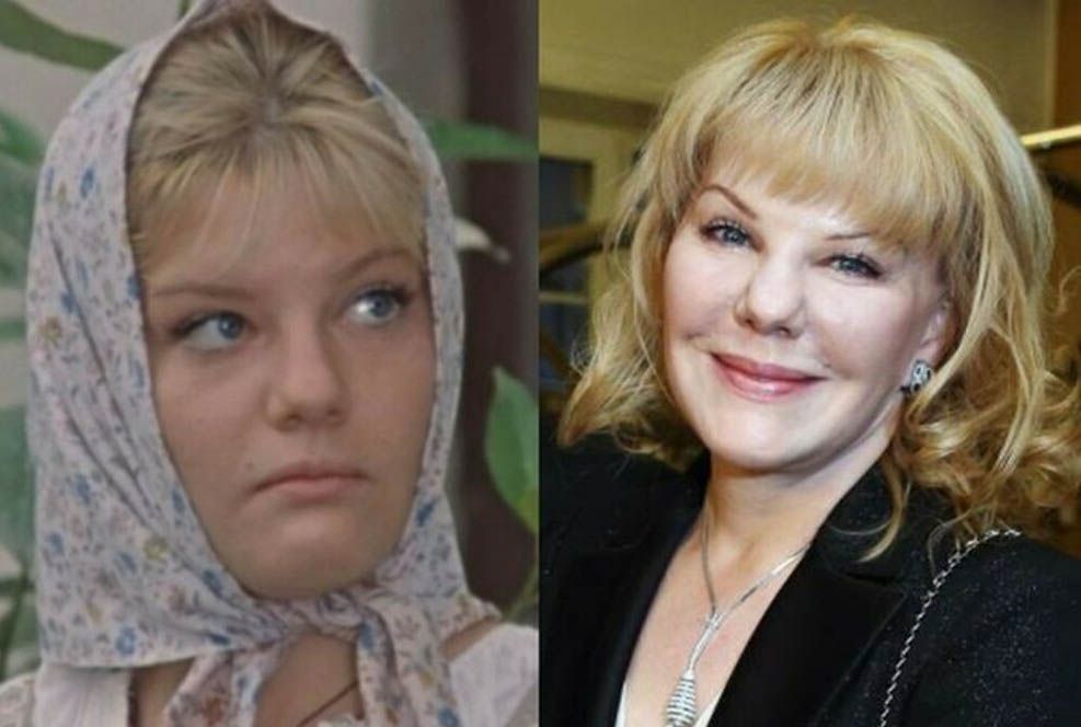 Александра Захарова до&nbsp;и&nbsp;после