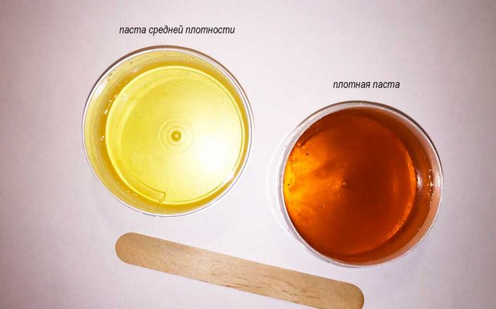 Паста для&nbsp;шугаринга средней плотности и&nbsp;плотный