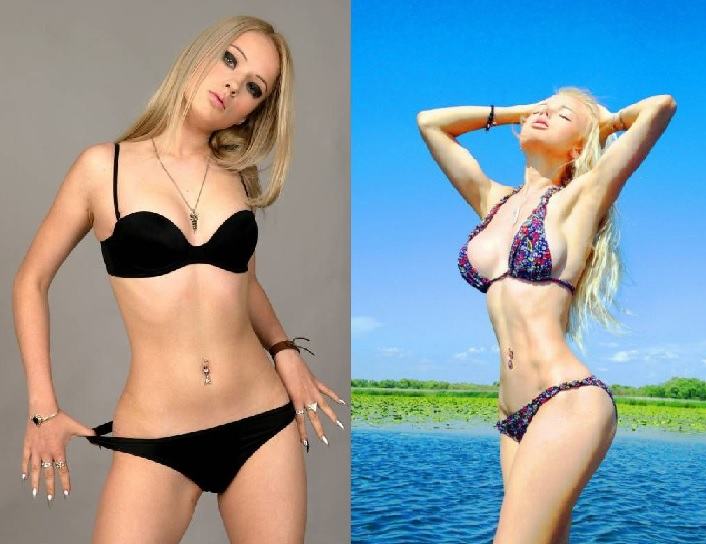 Талия до и после Барби из Одессы