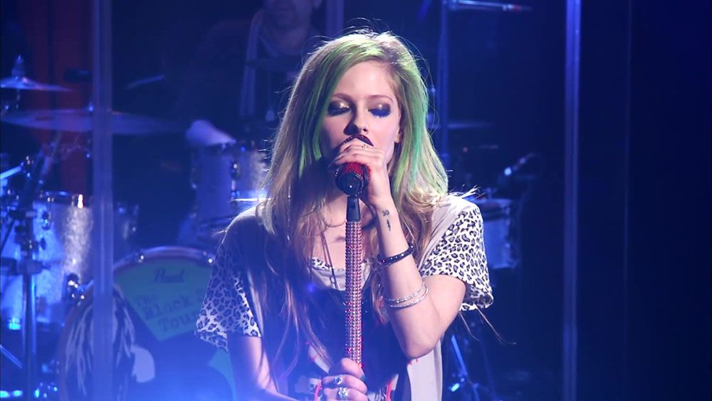 Аврил Лавин на сцене