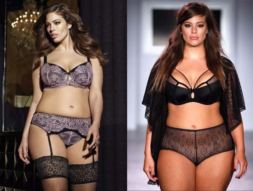 Эшли Грэм нижнее белье