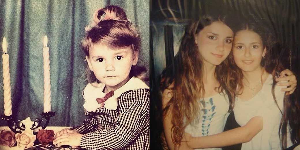 Миша Романова в детстве