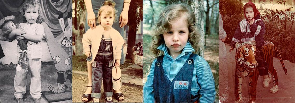 Кети Топурия в детстве