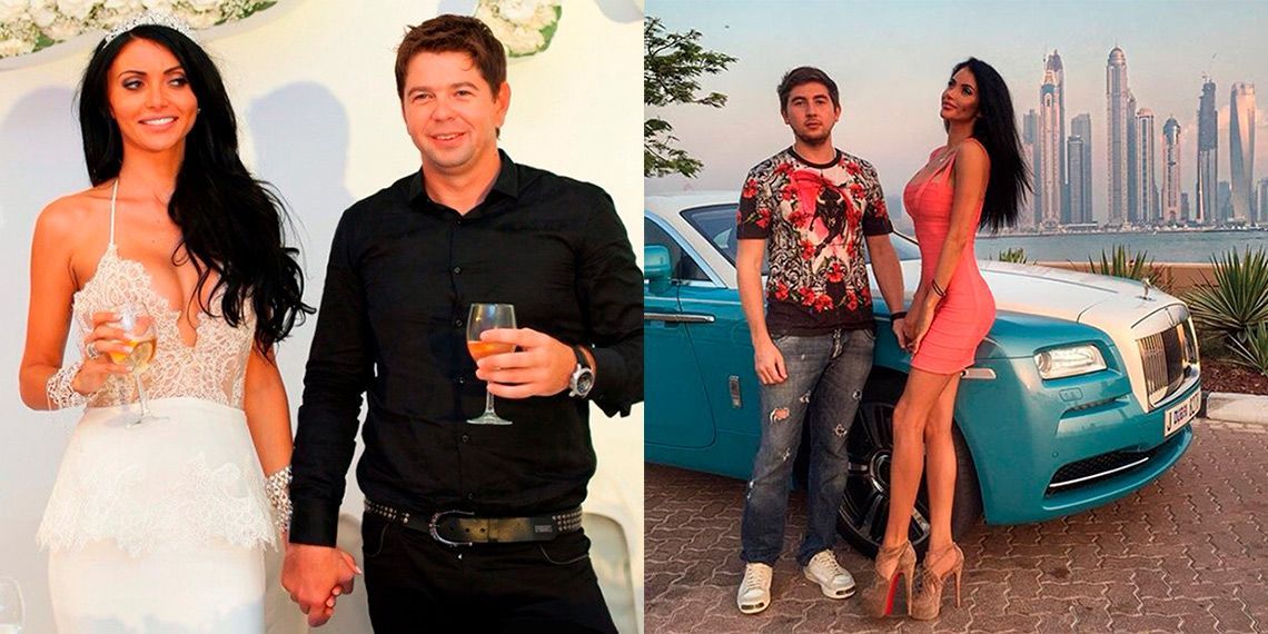 Марина Майер с бывшим мужем и нынешнем бойфрендом