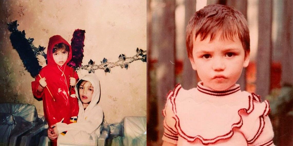 Ольга Серябкина в детстве