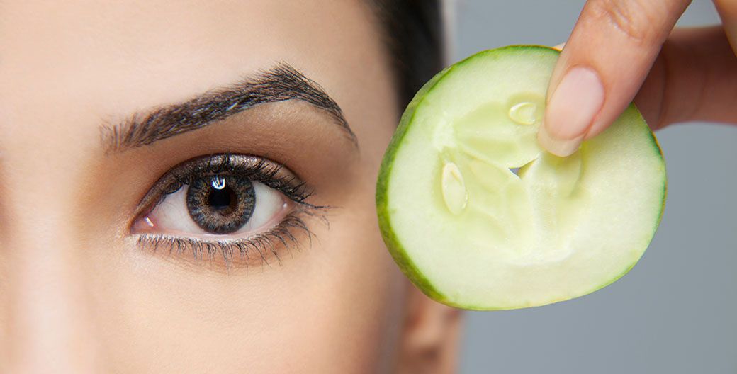 Компресс с огурцом