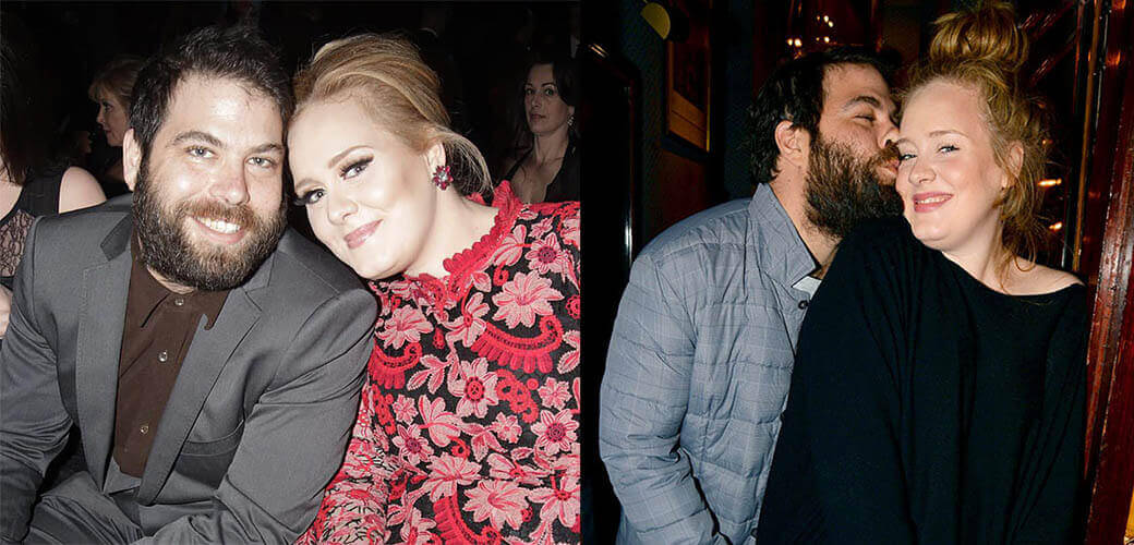 Адель с мужем