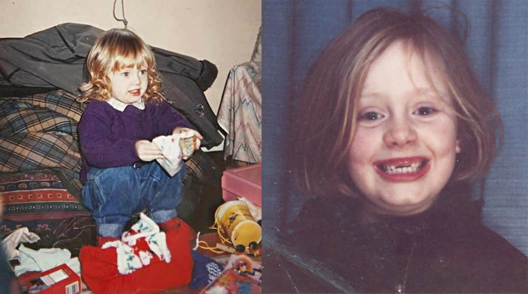 Адель в детстве