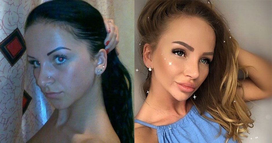 Александра Ульянцева губы