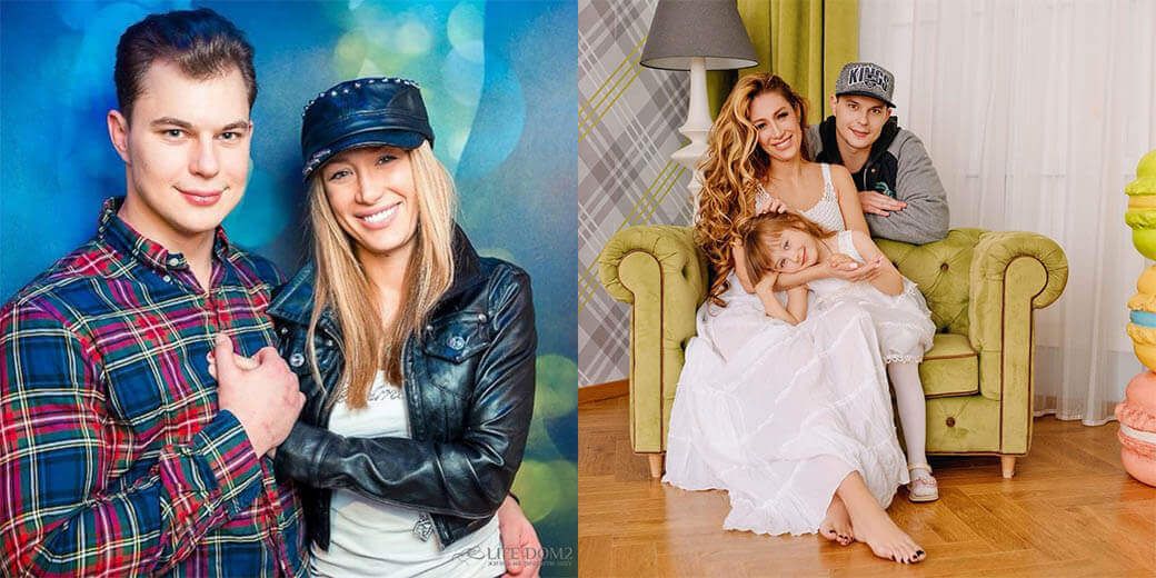 Алена Ашмарина с семьей