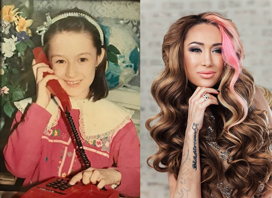 Алена Ашмарина в детстве