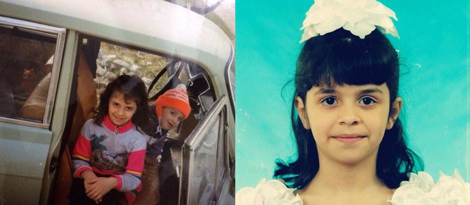 Алиана Устиненко в&nbsp;детстве