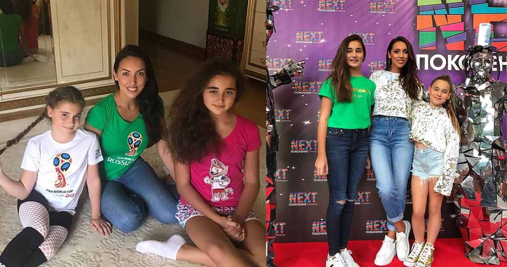 Алсу с детьми