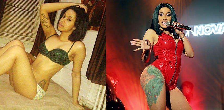 Карди Би бедра