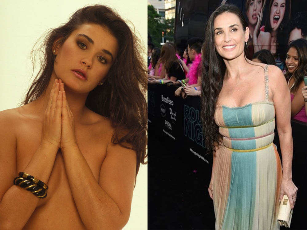 Деми Мур и увеличение груди