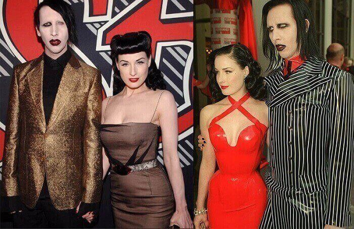 Дита фон тиз и Мэрилин Менсон