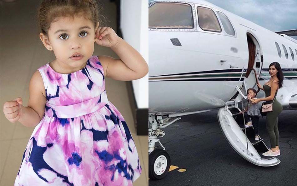 Джоселин Кано с дочкой