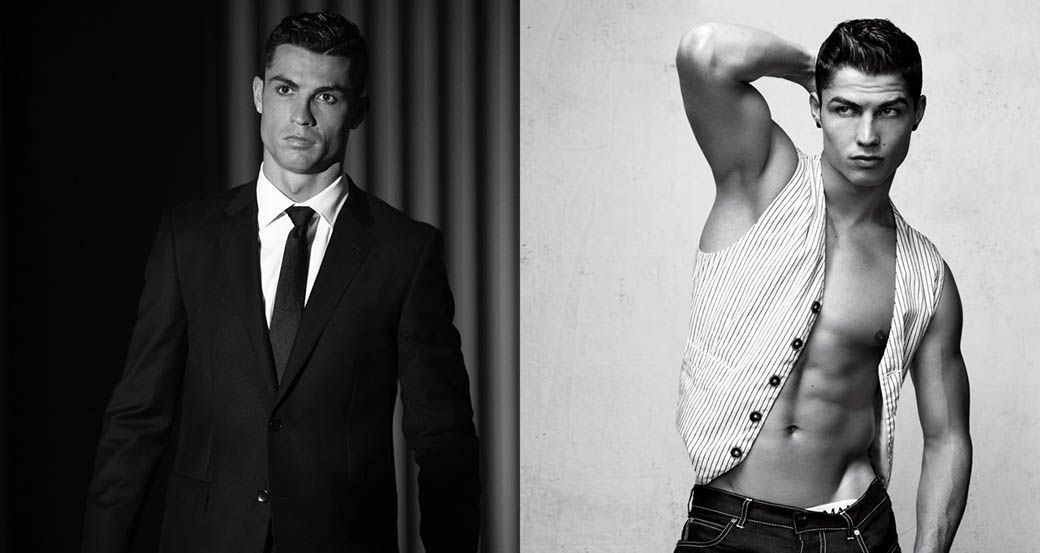 Криштиану Роналду чб фото