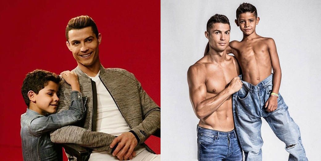 Криштиану Роналду с&nbsp;сыном