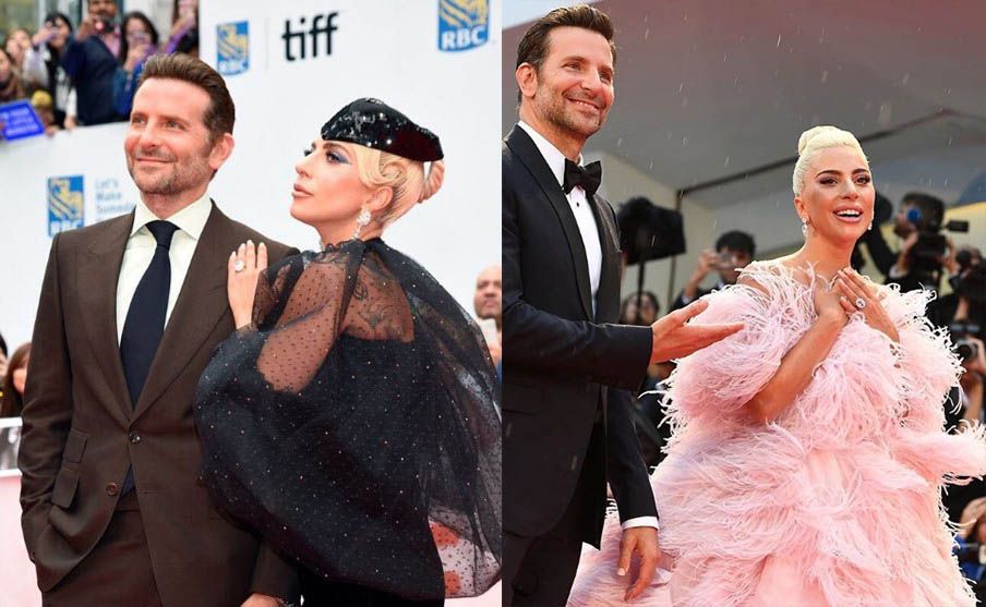 леди гага и бред питт