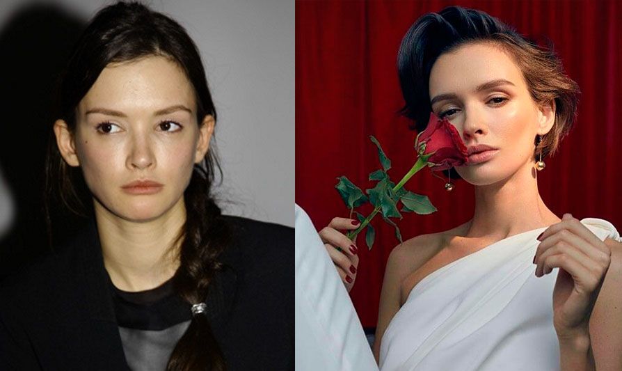 Паулина Андреева губы